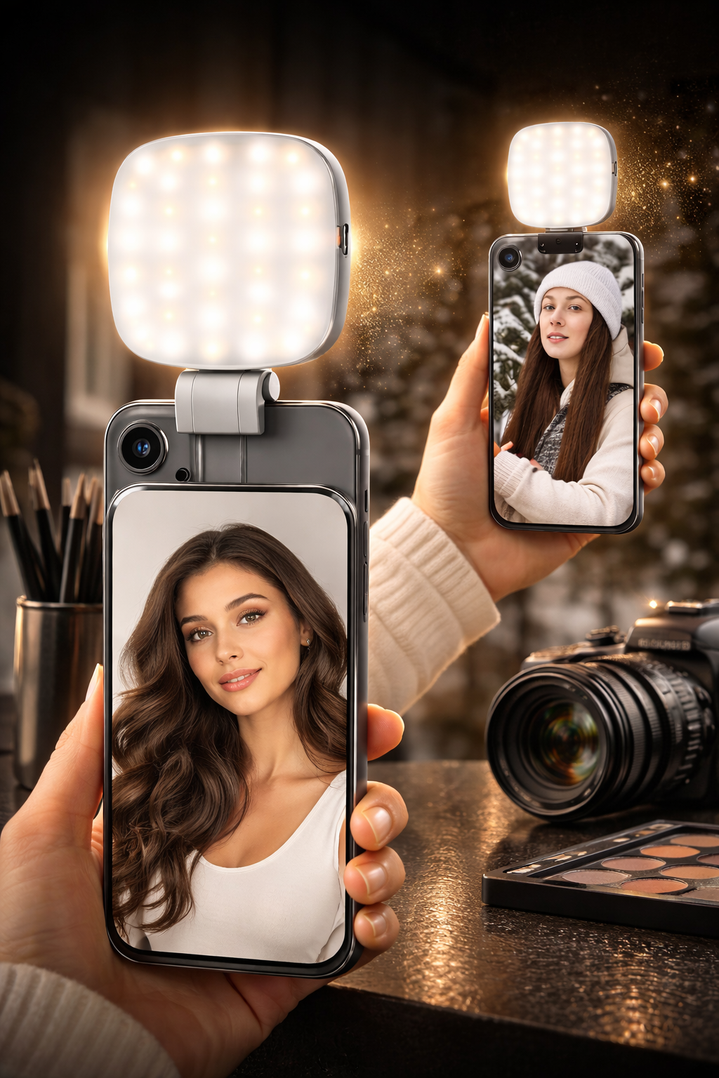 Magiself —Lampe selfie magnétique pour Téléphone MagSafe,