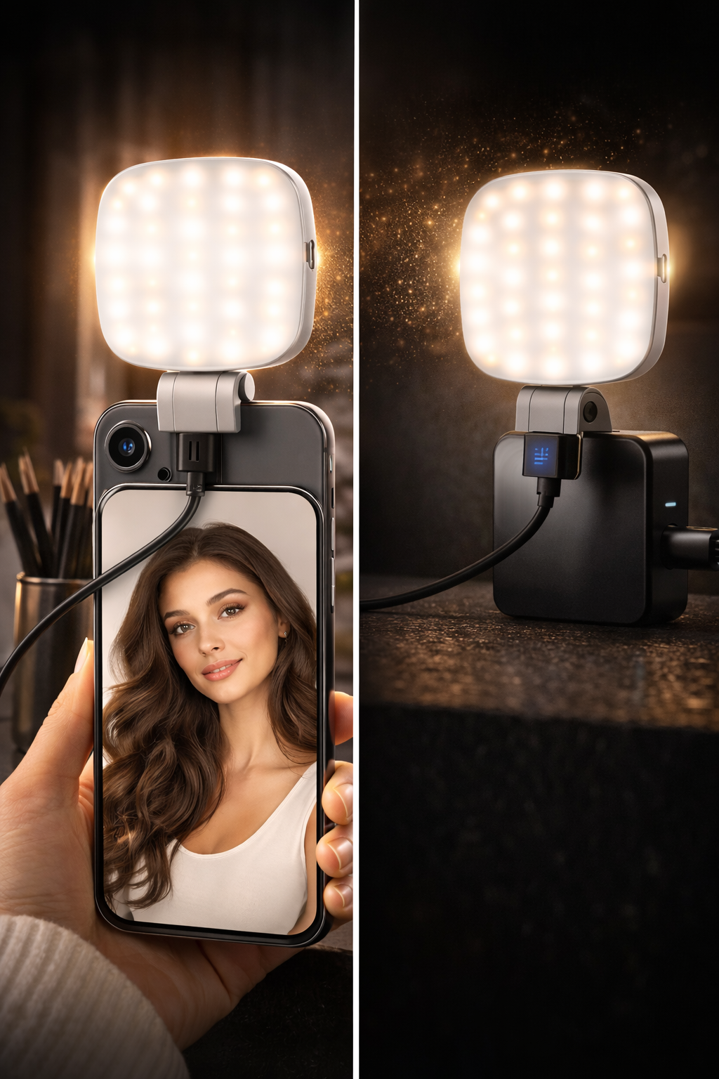 Magiself —Lampe selfie magnétique pour Téléphone MagSafe,
